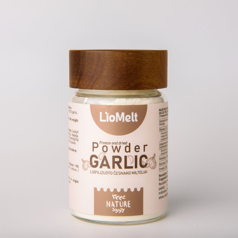 Liofilizuoti česnakų milteliai 120g