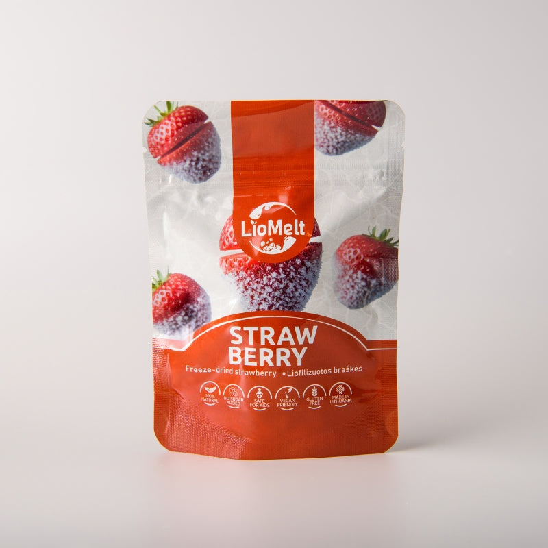 Liofilizuotos braškės 10g