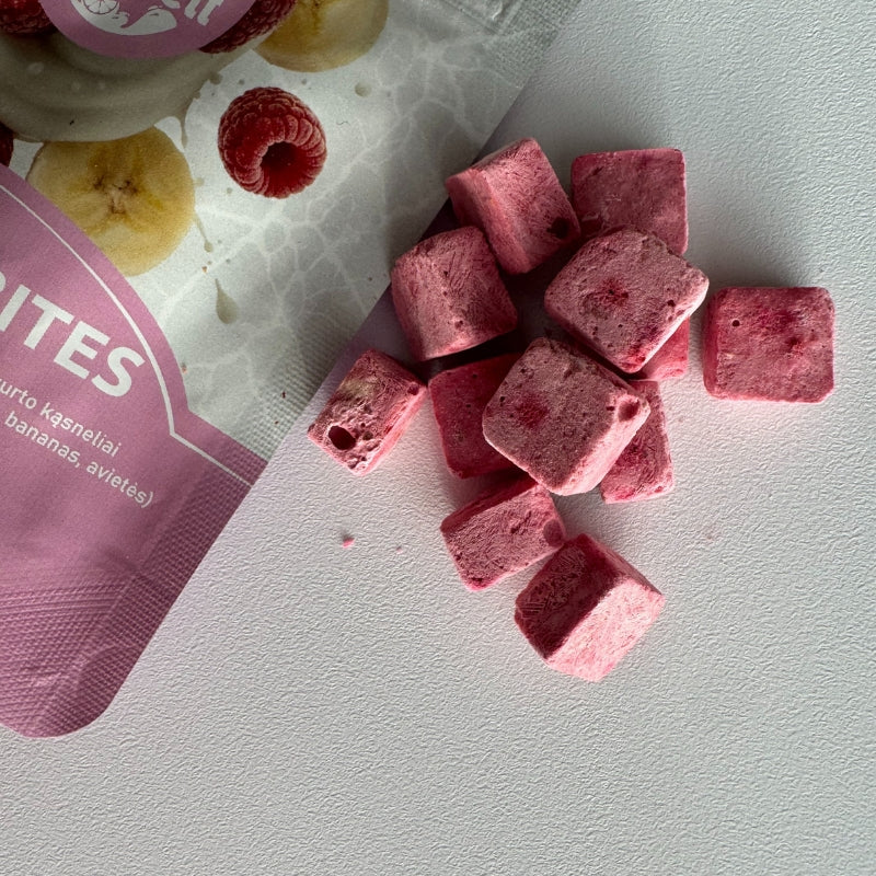 Liofilizuoti jogurto kąsneliai 20g