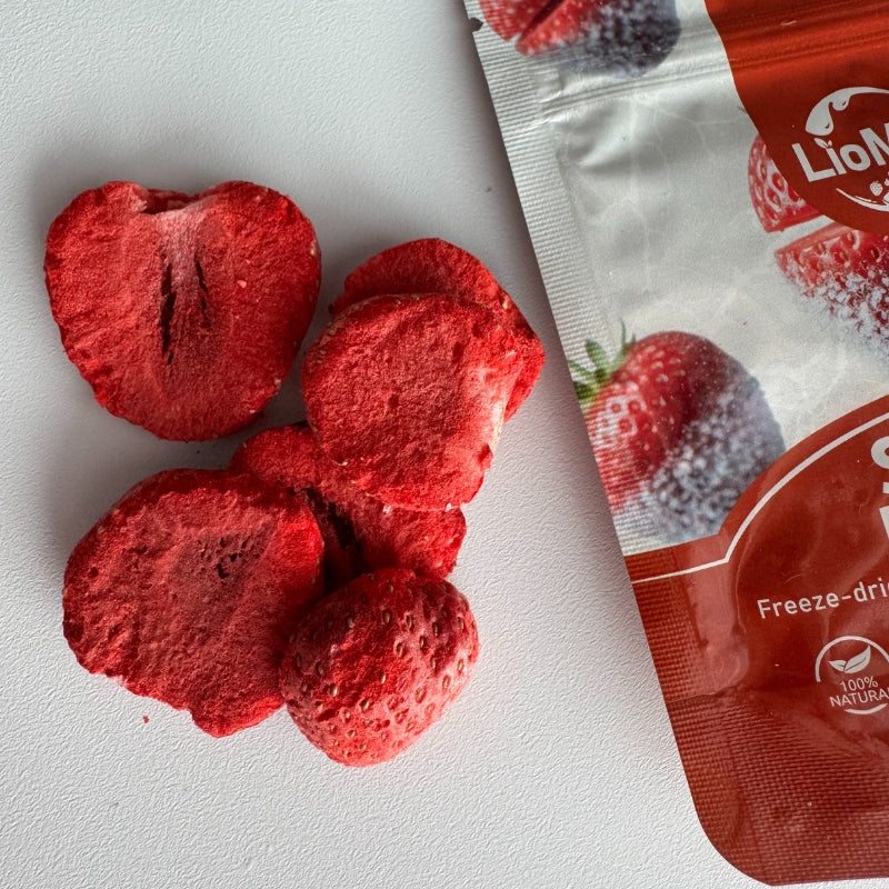 Liofilizuotos braškės 10g