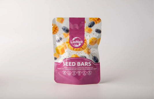 Liofilizuoti sėklų batonėliai