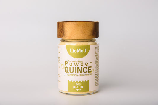 Liofilizuoti svarainių milteliai