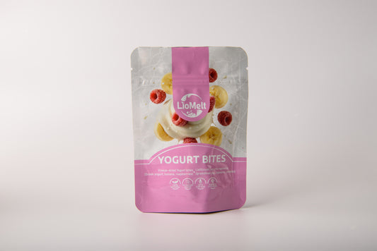 Liofilizuoti jogurto kąsneliai