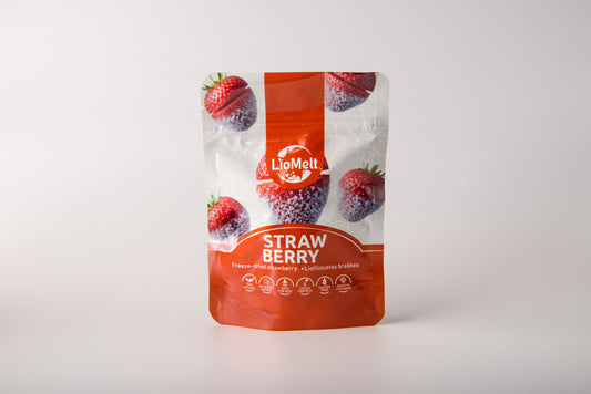 Liofilizuotos braškės